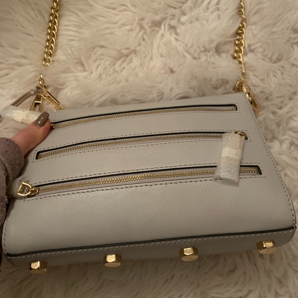 Rebecca Minkoff Bags Rebecca Minkoff Mini 5 Zip Leather Crossbody Bag Poshmark